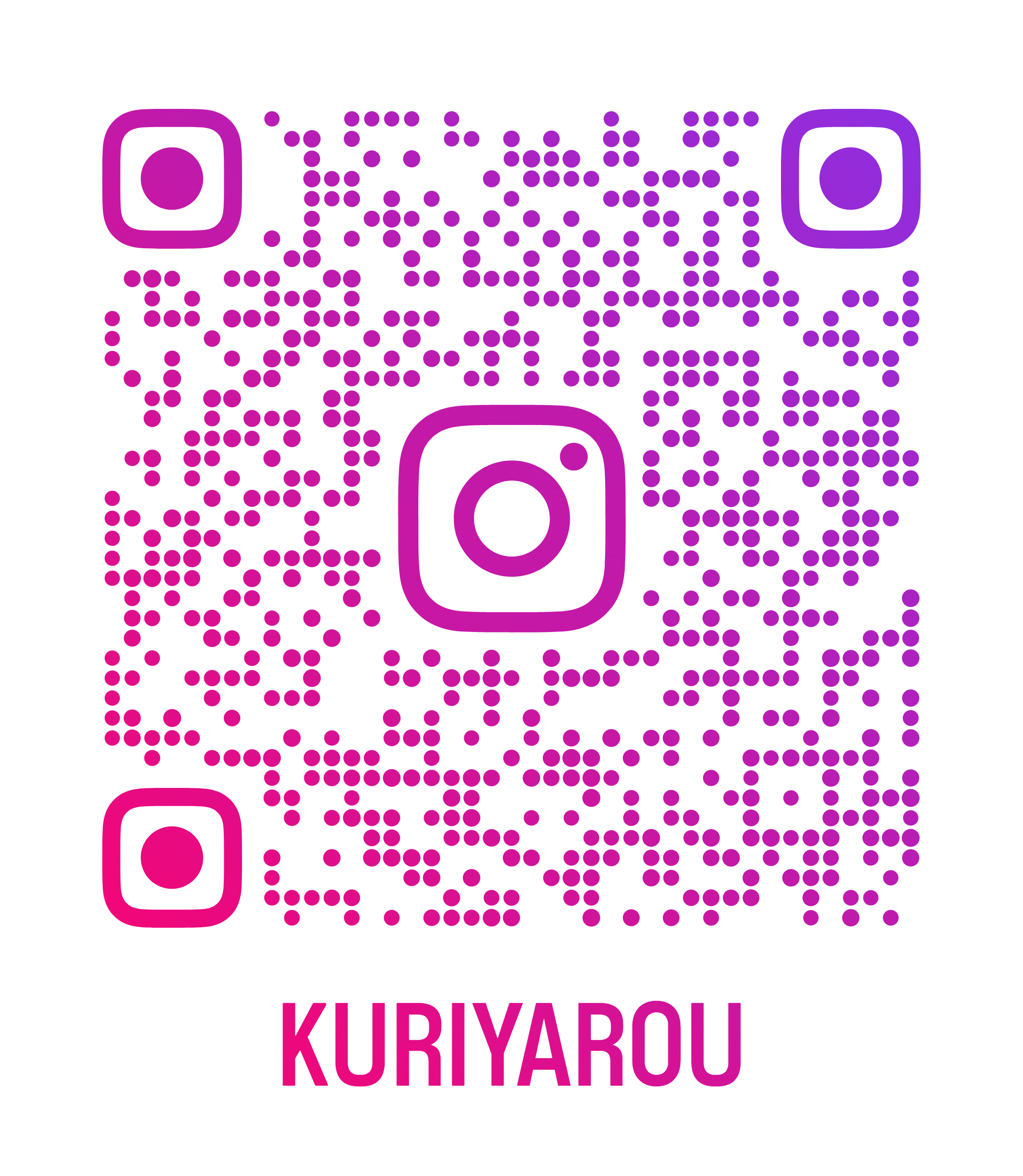 須木栗 公式Instagram QRコード